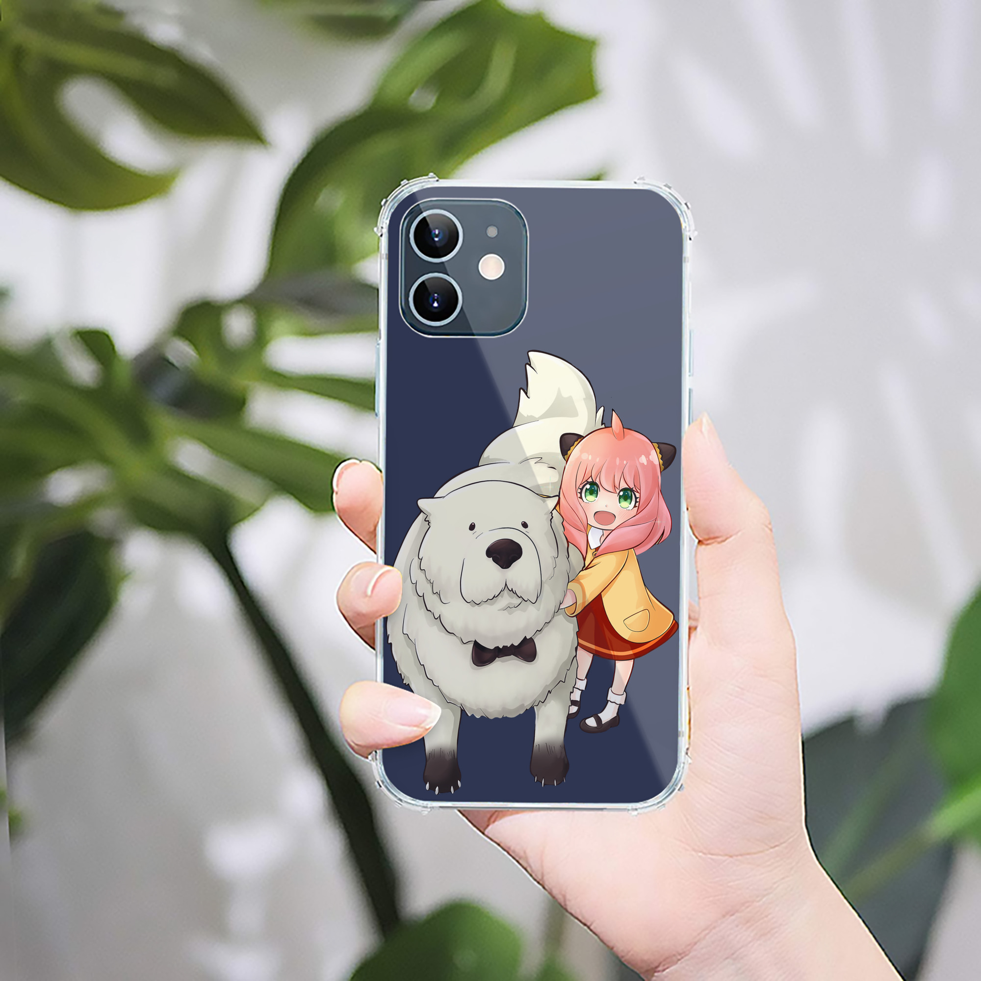 （画像用） SPY×FAMILY间谍家家酒 【iPhone 12シリーズ対応】透明スマホケース（クリアソフトケース）